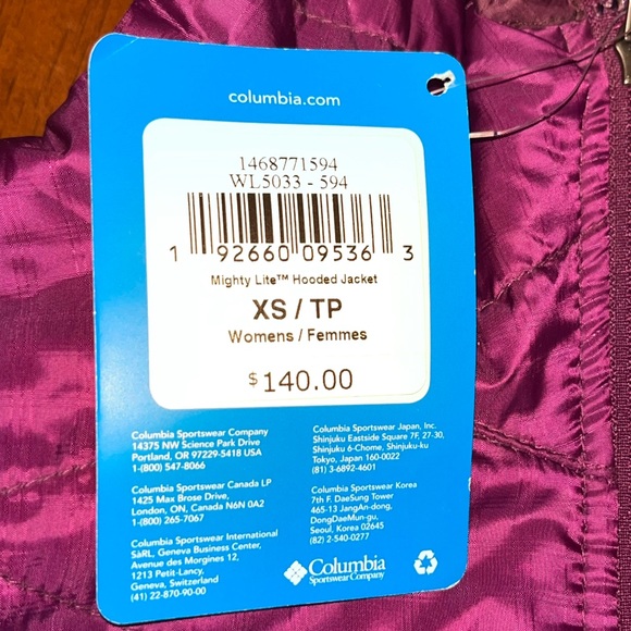 Columbia Might Light Hooded Jacket - Picture 2 of 7